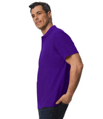 Gildan SoftStyle® Double Piqué Polo Shirt Purple