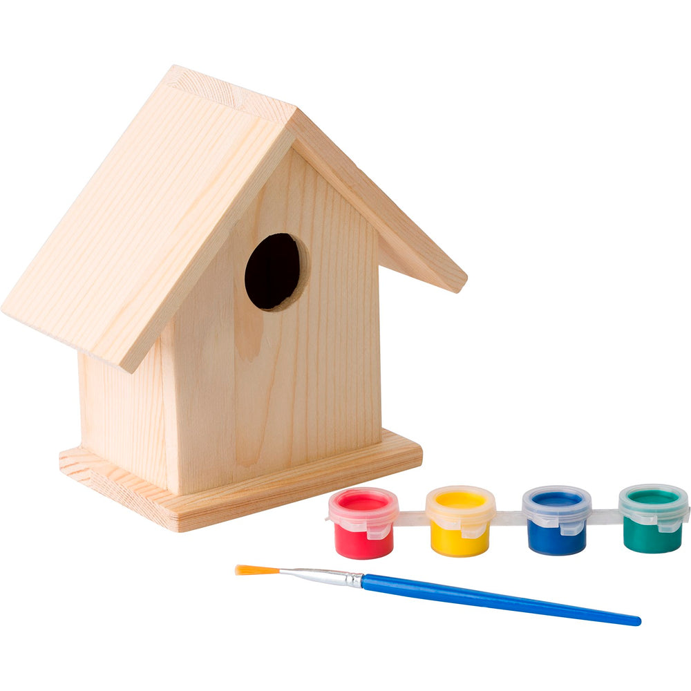 Inswork Birdhouse with painting set