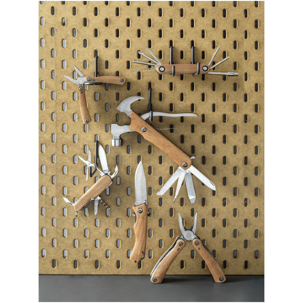 Branded Anderson 12-function medium wooden multi-tool