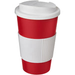 Branded Americano® 350 ml tumbler with grip & spill-proof lid