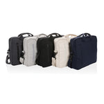 Branded Laluka AWARE™ recycled cotton 15.4 inch laptop bag