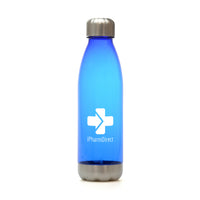 Revive 650ml plastic drinks bottle Silver lid and base