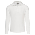 Orn Weaver Premium L/S Poloshirt White