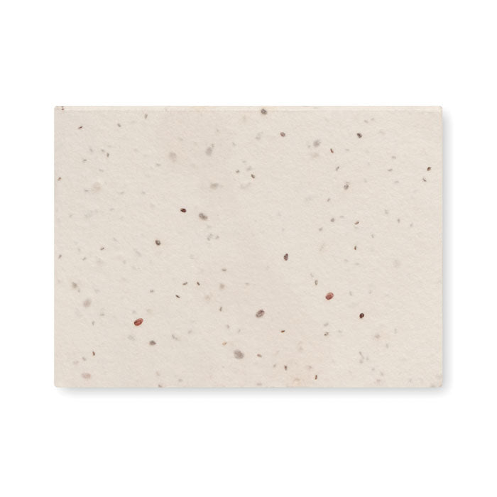 Grass/seed paper memo pad