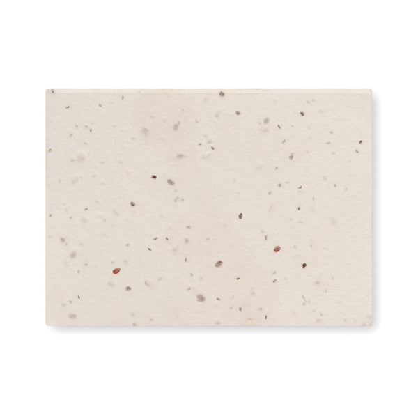 Grass/seed paper memo pad