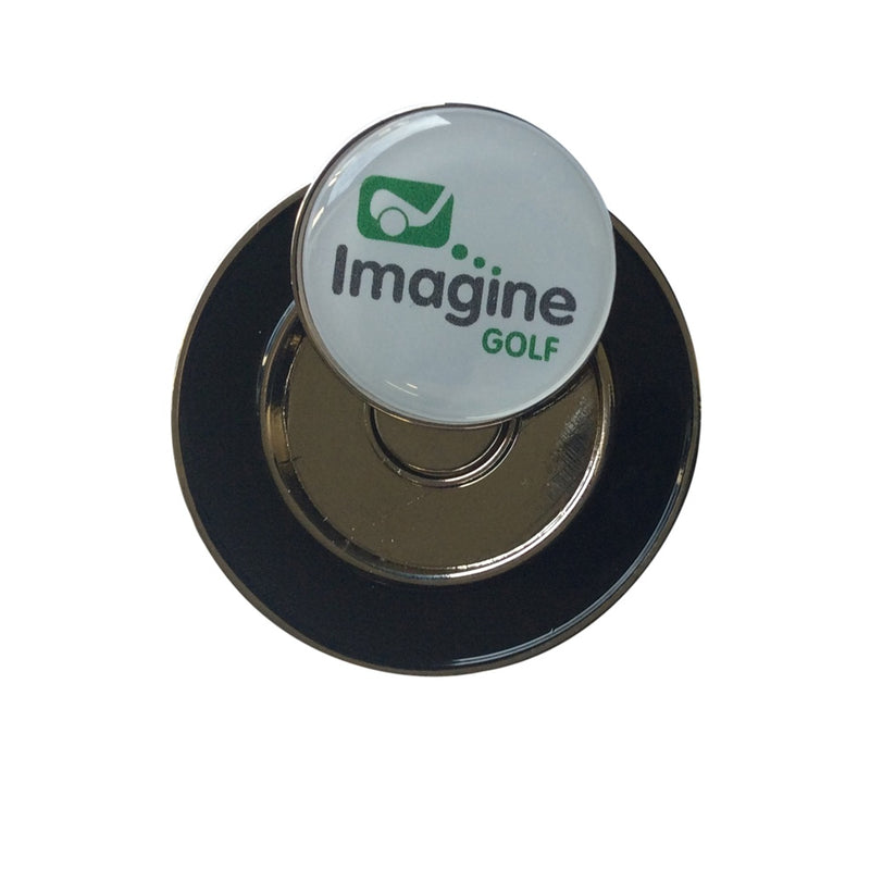 Mauritius Silver Golf Marker Holder - 40mm x 4mm