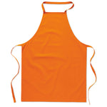 Kitchen apron in cotton Orange