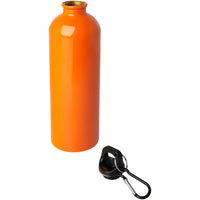 Oregon 750 ml RCS certified single wall stainless steel water bottle with carabiner