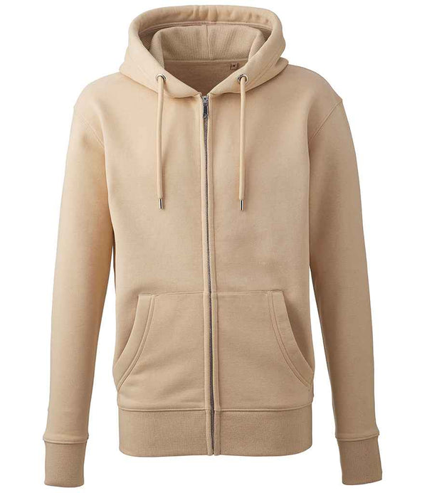 Anthem Organic Full Zip Hoodie Desert Sand