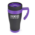 Branded Oregon Matt Black Travel Mug
