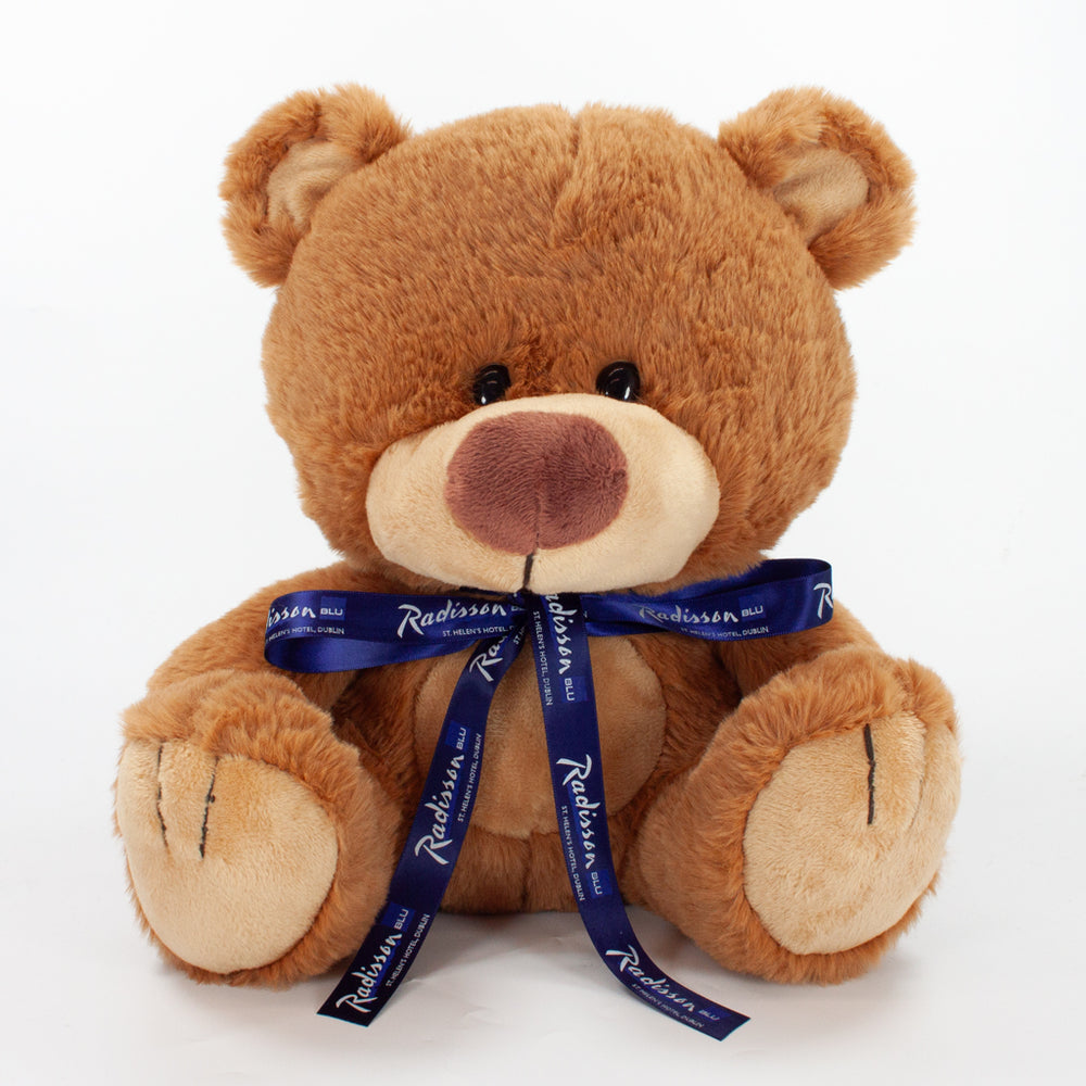 Bow Bear II 25cm Charlton Bear, Caramel