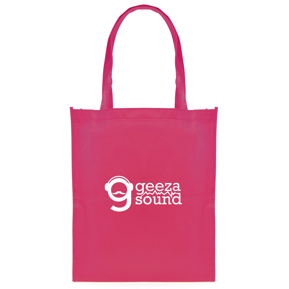 Branded Eco Friendly non woven PP long handled shopper with gusset