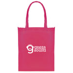 Branded Eco Friendly non woven PP long handled shopper with gusset