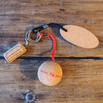 Floating Cork Keyring (Round)