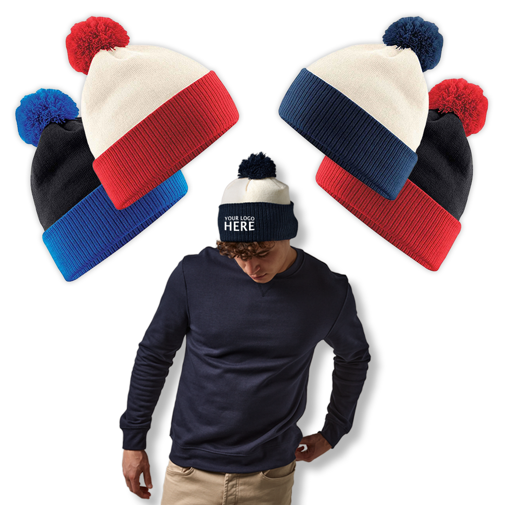 Branded Beechfield Snowstar® Two Tone Beanie