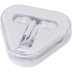 Rebel earbuds with recycled plastic storage box