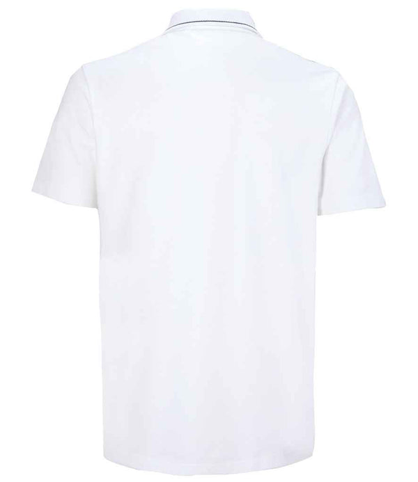 NEOBLU Unisex Orel Piqué Polo Shirt Optic White