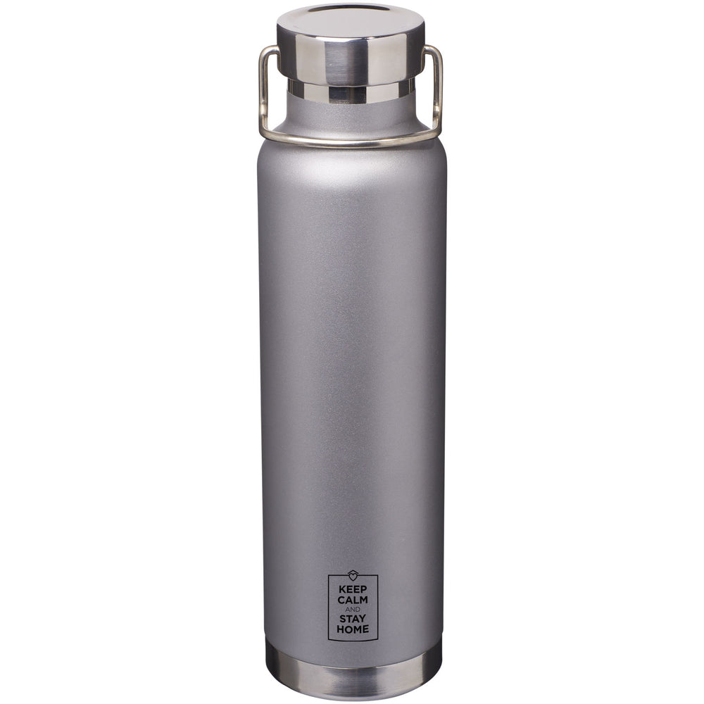 Branded Thor 650 ml copper vacuum insulated sport bottle