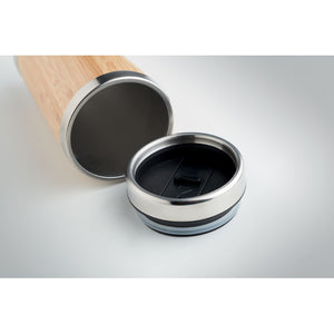Double wall bamboo flask 400ml