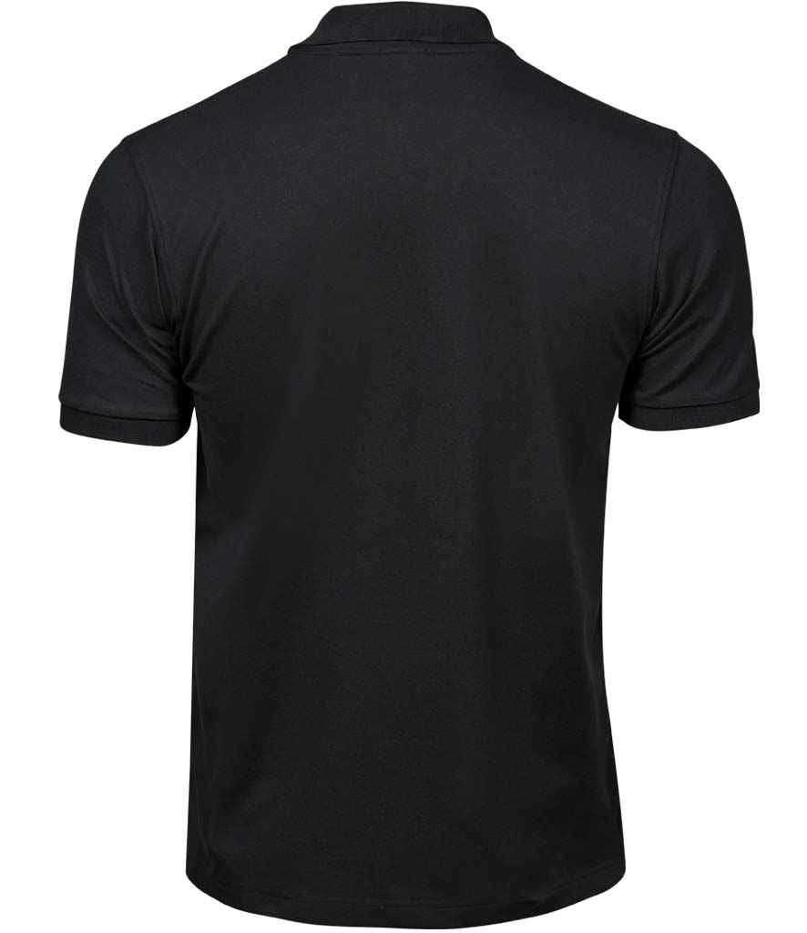 Tee Jays Luxury Stretch Piqué Polo Shirt Black