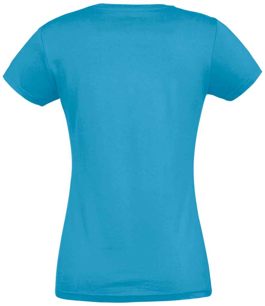 SOL'S Ladies Imperial Heavy T-Shirt Aqua