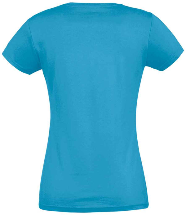 SOL'S Ladies Imperial Heavy T-Shirt Aqua