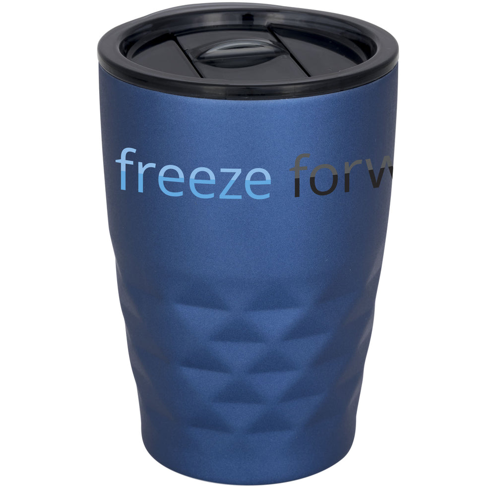 Branded Geo 350 ml copper vacuum insulated tumbler
