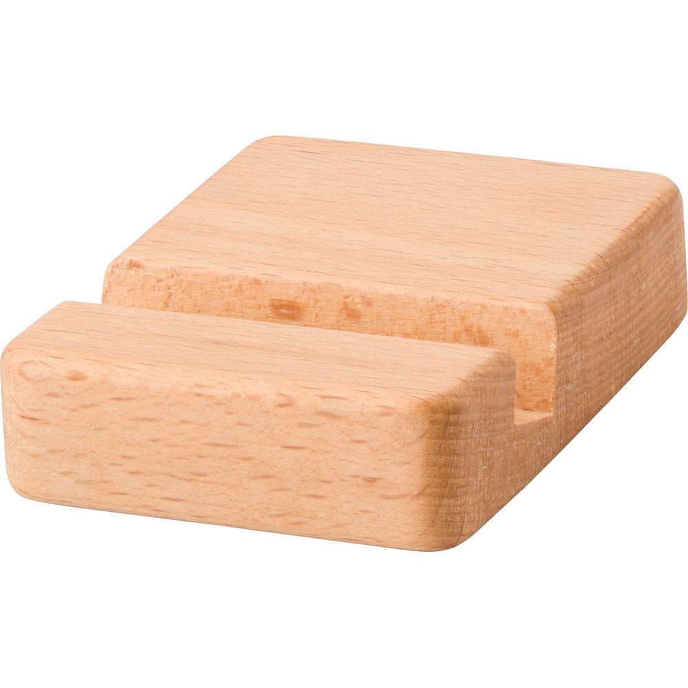 Branded Lausanne Beech wood phone holder