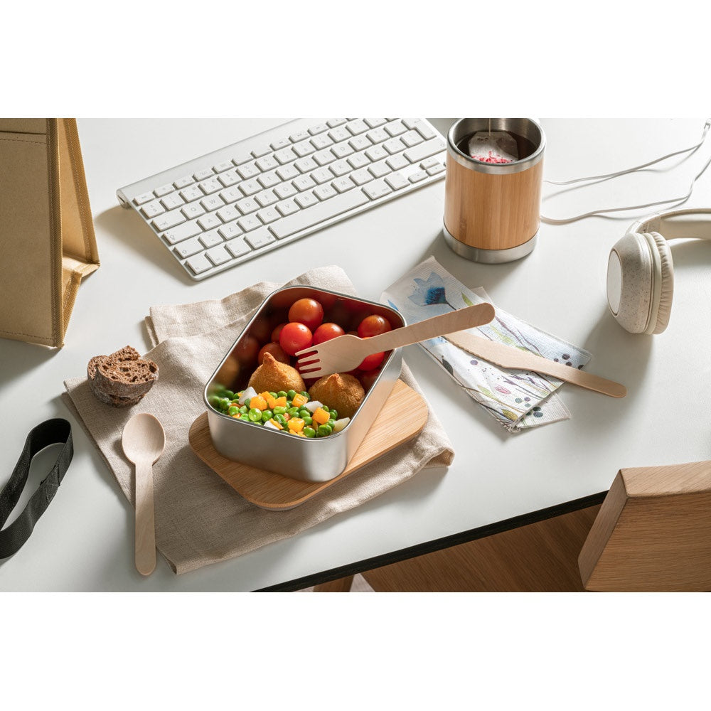 SHINO. Lunch Box. 800 mL bamboo airtight box