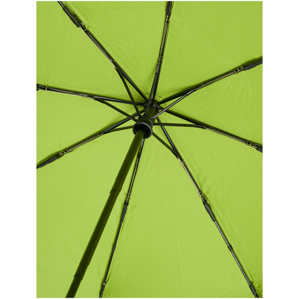 Branded Bo 21" foldable auto open/close recycled PET umbrella