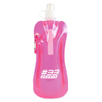 Express Quill Foldable Sports Bottle with Carabiner Clip - 400ml