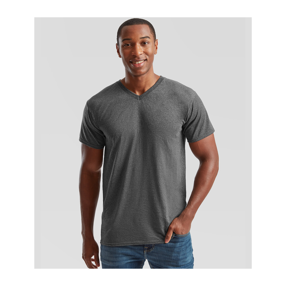 Fruit of the Loom V Neck Value T-Shirt