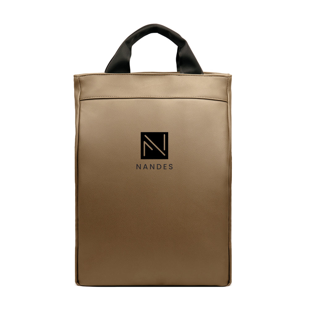Branded VINGA Bermond RCS recycled PU backpack