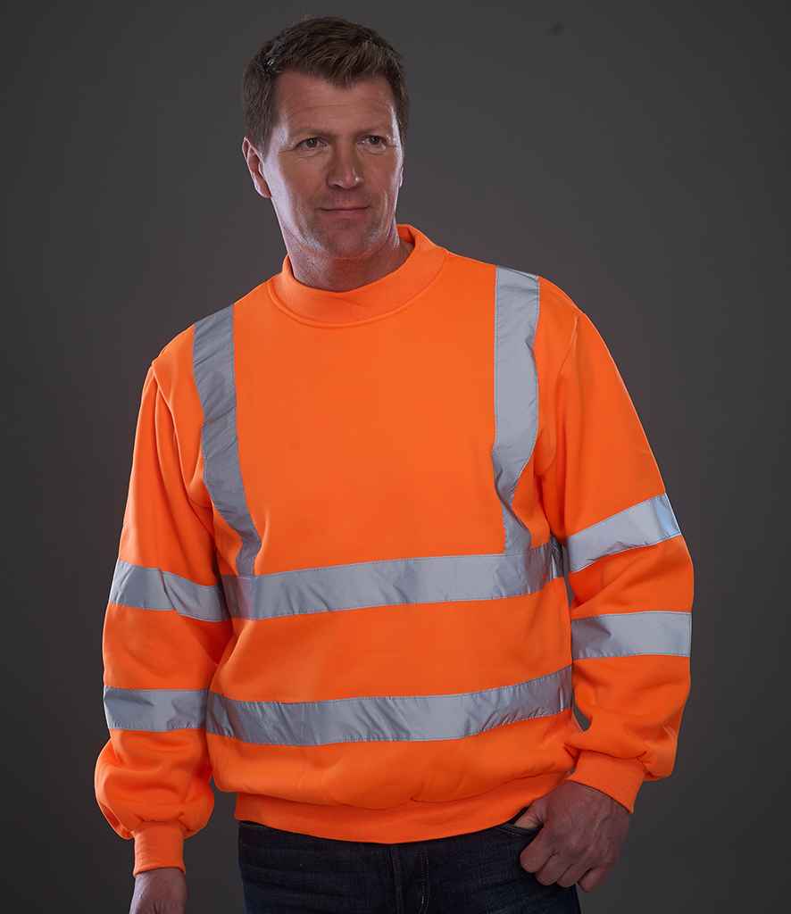 Yoko Hi-Vis Sweatshirt Orange