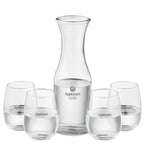 Branded Set of recycled glass drink