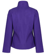 Regatta Ladies Ablaze Printable Soft Shell Jacket Vibrant Purple/Black