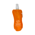 Promotional Foldable water bottle | Roll up Eco Bottle with Carabiner