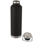Branded Thor 1 L copper vacuum insulated water bottle