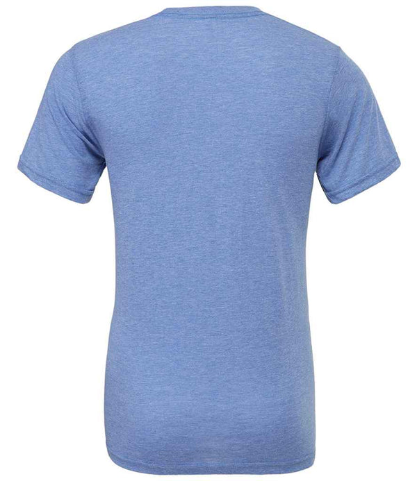 Canvas Unisex Tri-Blend T-Shirt Blue Tri-Blend