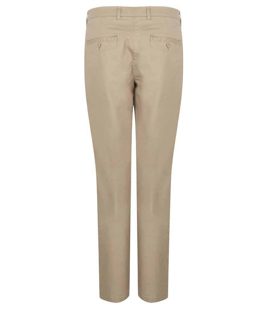 Henbury Ladies Stretch Chino Trousers