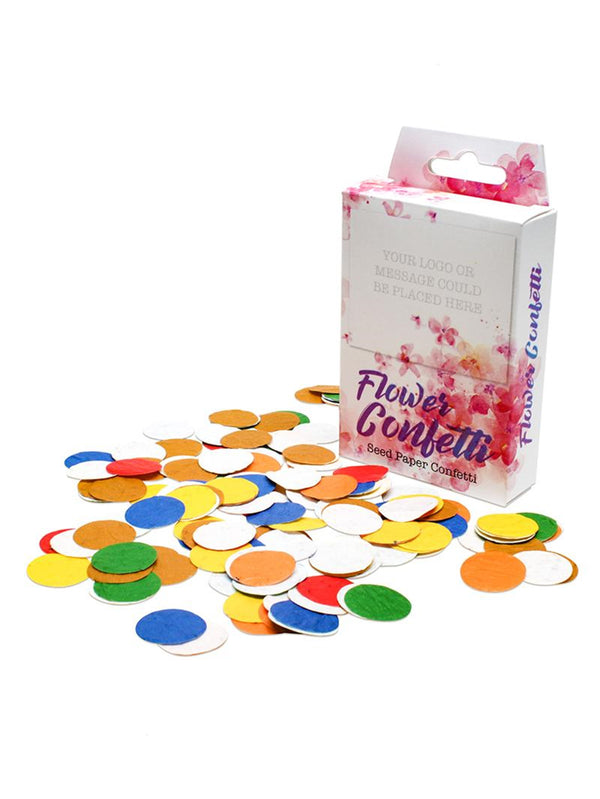 Branded Seed paper confetti box