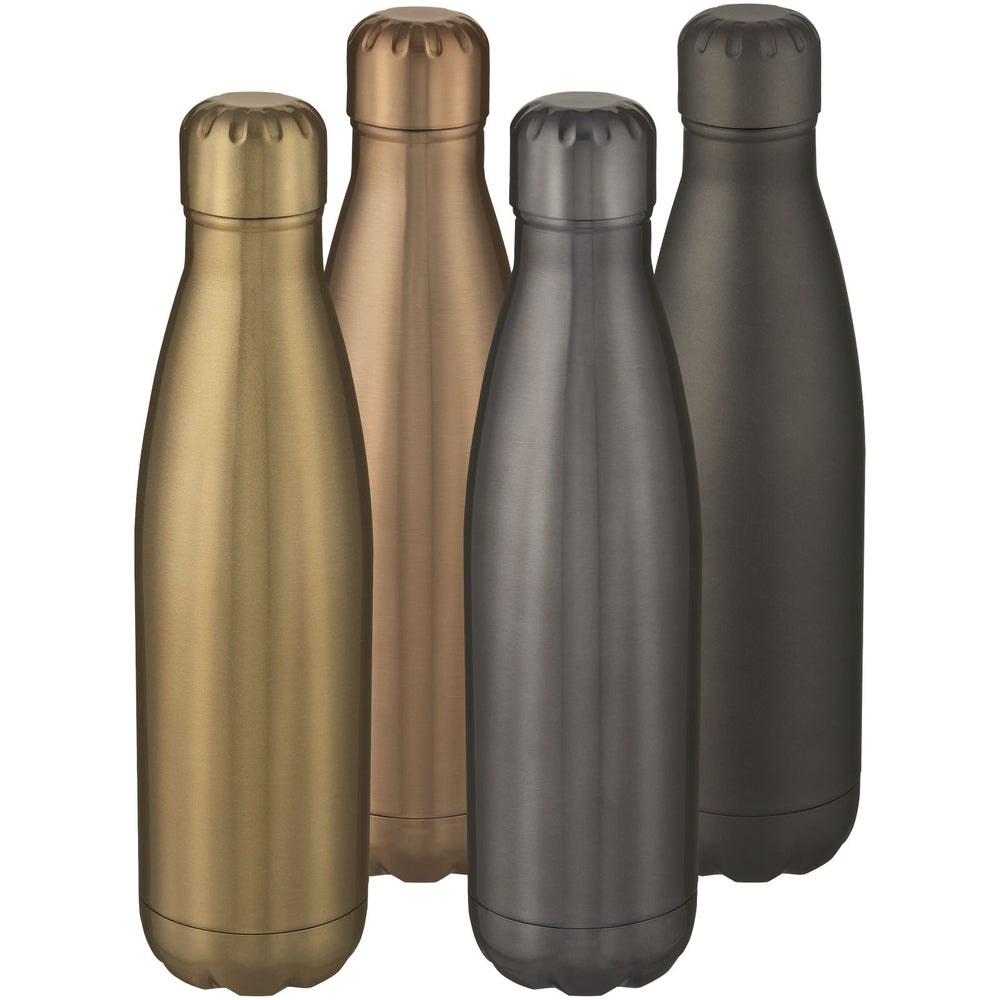 Branded Cove 500 ml vacuum insulated stainless steel bottle