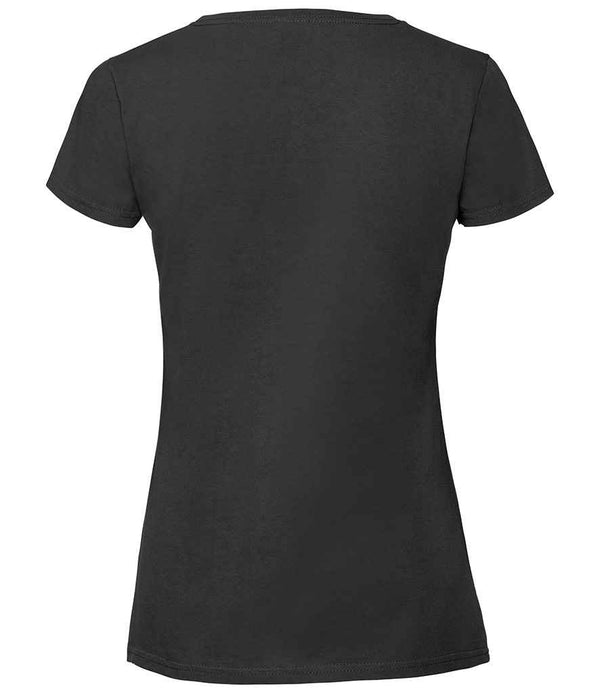 Fruit of the Loom Ladies Iconic 195 T-Shirt Black