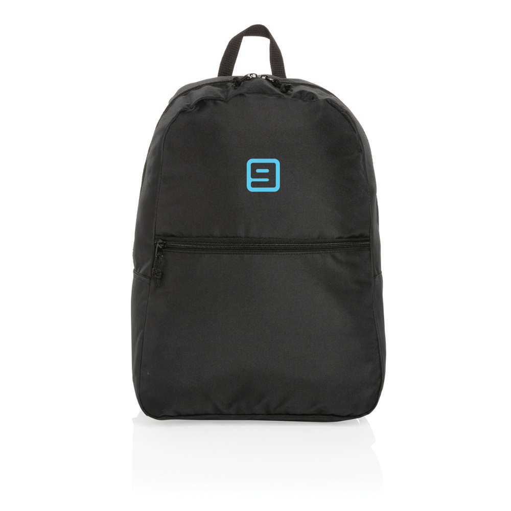 Branded Impact AWARE™ RPET lightweight backpack