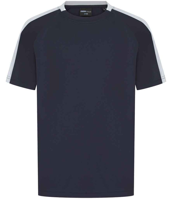 Finden + Hales Kids Team T-Shirt Navy/White