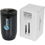 Branded Lagom 380 ml copper vacuum insulated tumbler