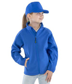 Result Genuine Recycled Kids Two Layer Printable Soft Shell Jacket Royal Blue