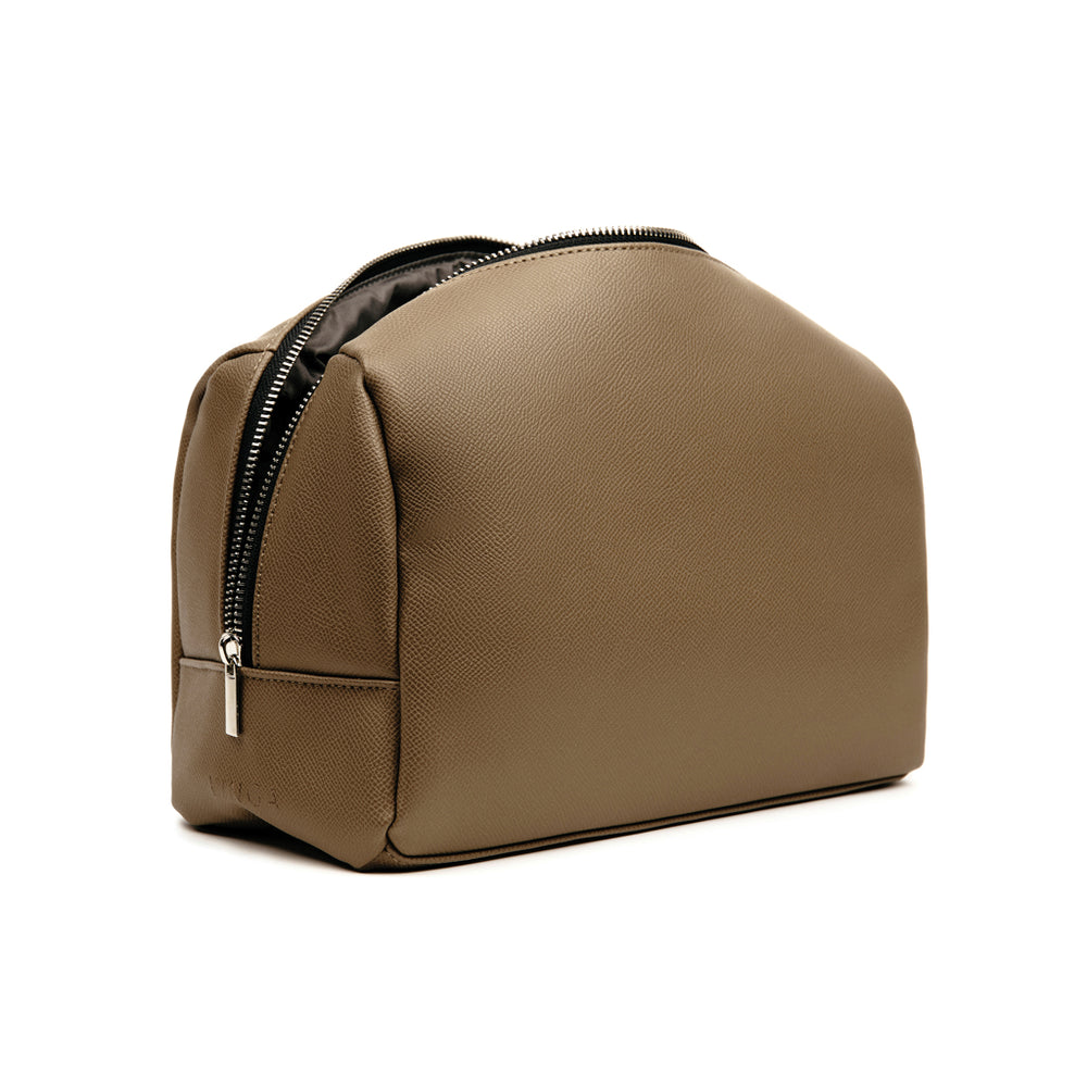 Branded VINGA Bermond RCS recycled PU toiletry bag