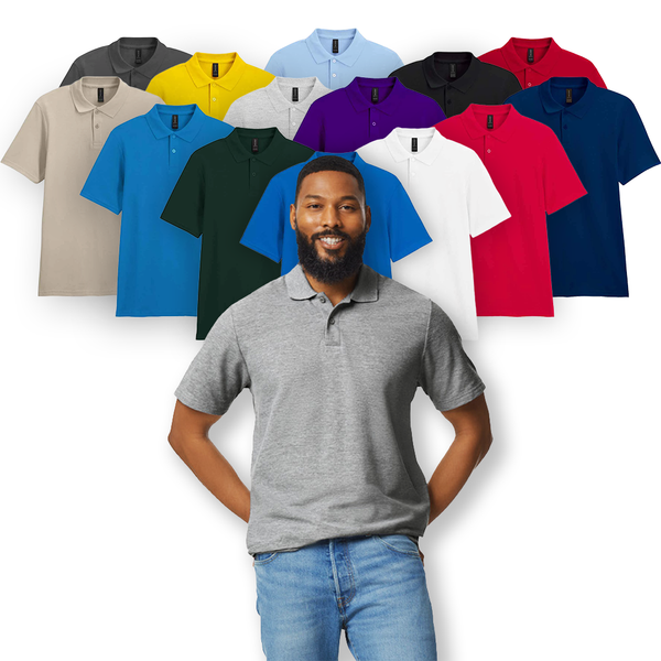 Gildan SoftStyle® Double Piqué Polo Shirt Sapphire Blue