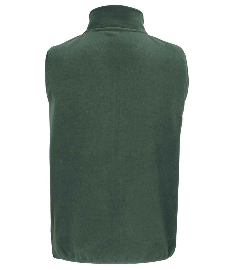 SOL'S Unisex Factor Recycled Micro Fleece Bodywarmer Forest Green